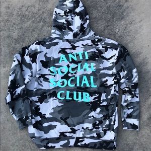Anti Social Social Club Camo Hoodie 